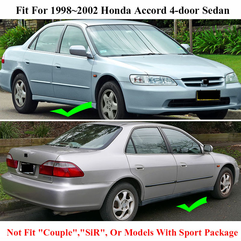4x Car Splash Guards Mud Flaps Mudguard Kit For Honda Accord Sedan 1998 – 2002