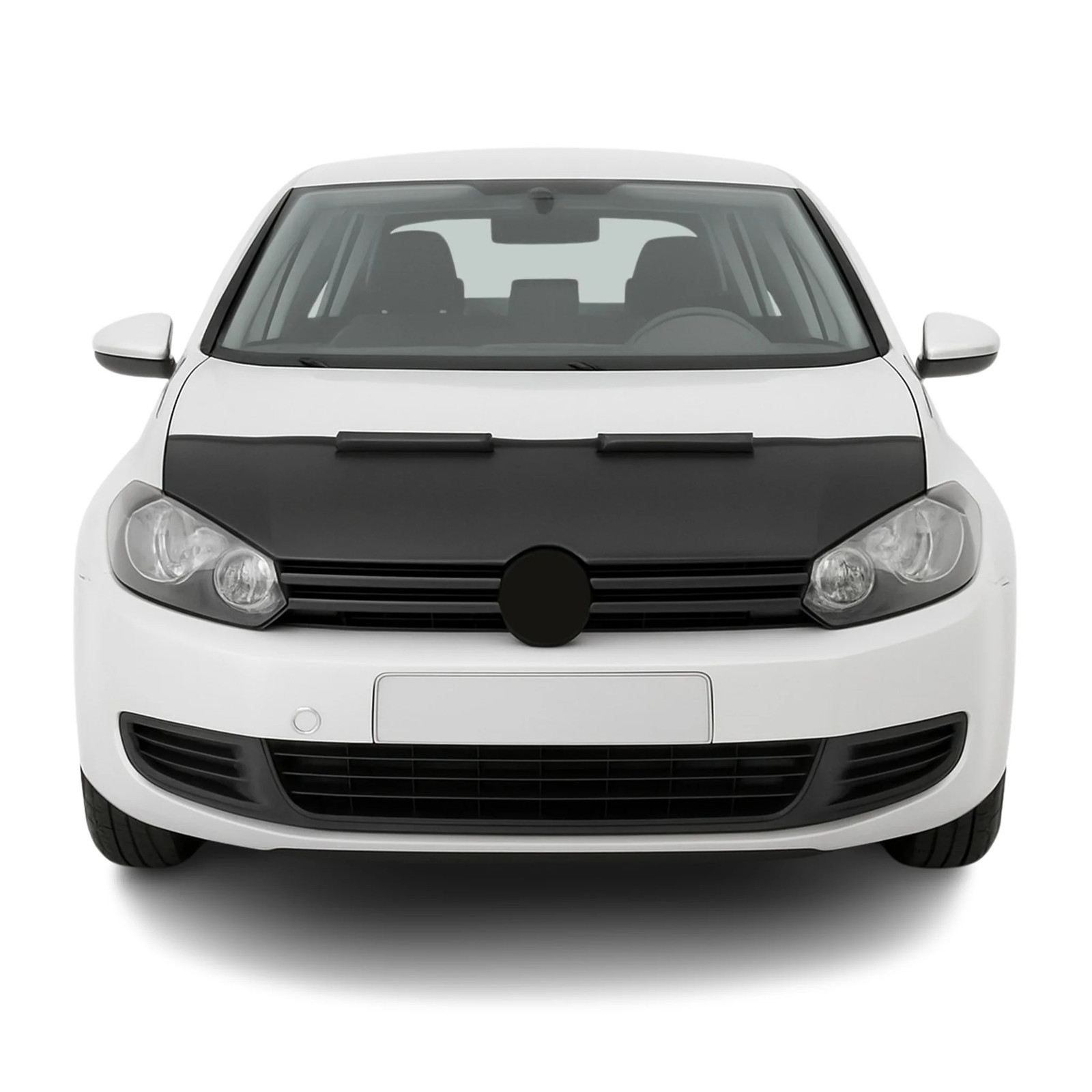 Car Bonnet Mask Hood Bra for VW Golf Mk6 2010-2014 Black 1 Pc