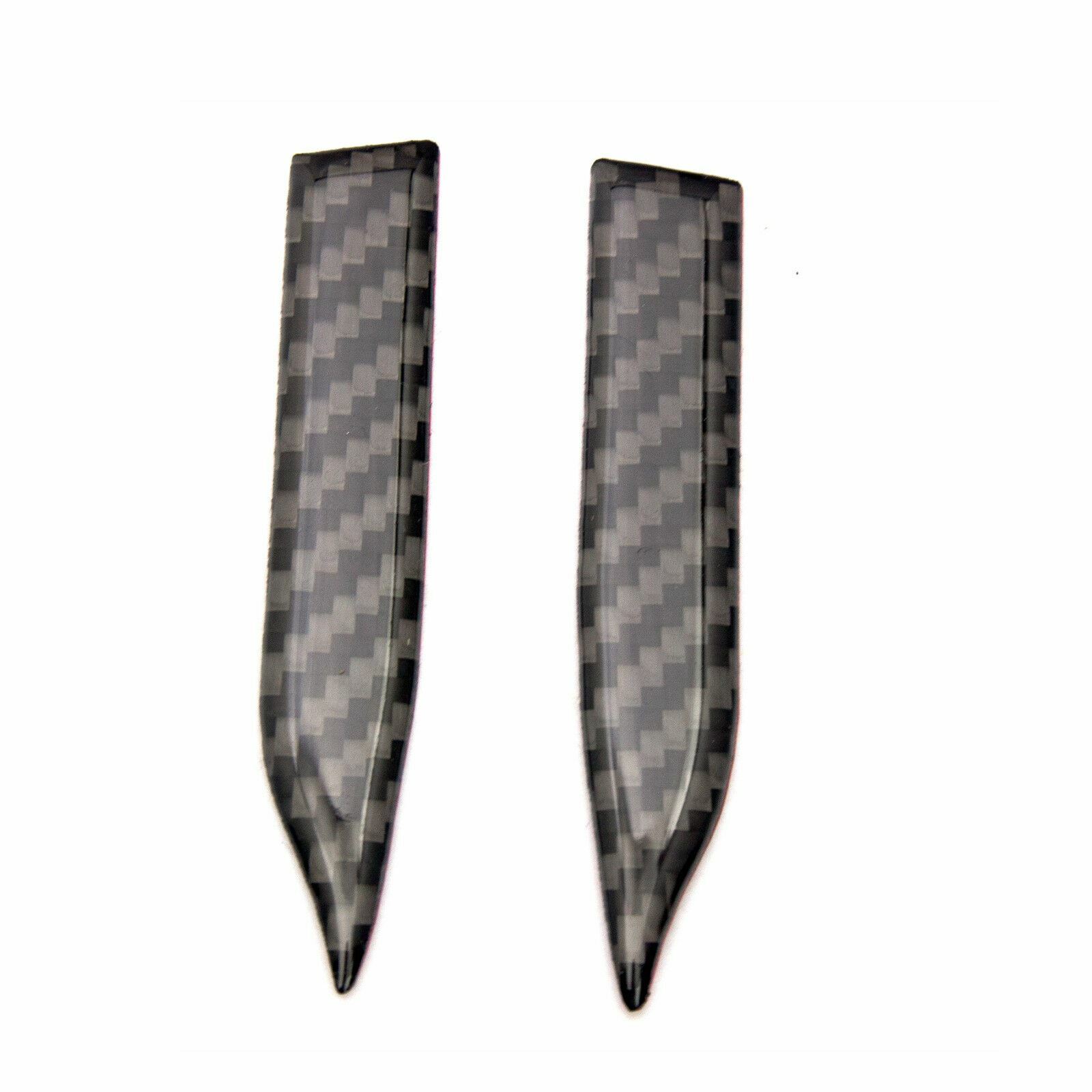 2x Cars SUVs Side Mirror Edge Carbon Fiber Anti Scratch Protector Guard Stickers