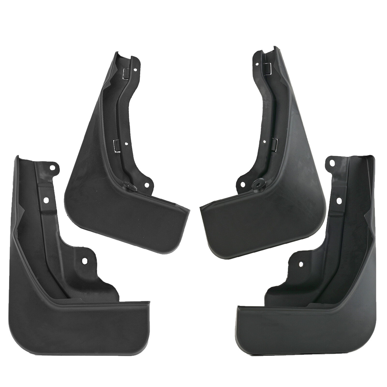 4Pcs Front Rear Black Splash Guards Mudguards Mud Flaps For Honda CR-V 2023-2024