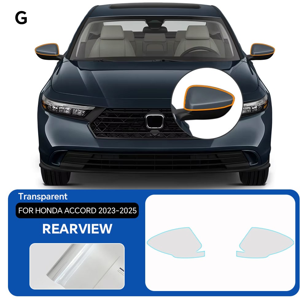 Honda Accord 2023-2025 Rearview Mirror PreCut Paint Protection TPU Clear Bra PPF