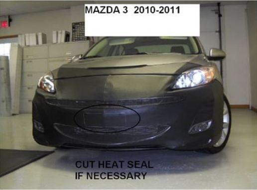 Lebra Front End Mask Cover Bra Fits MAZDA 3 2010 2011 10 11