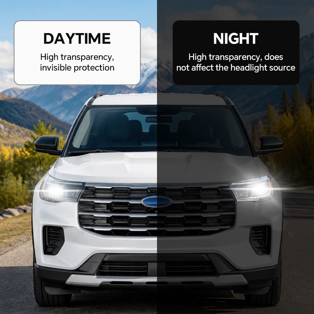 For Ford Explorer 2025-2026 Gloss Rearview Mirror Precut Paint Protection Film