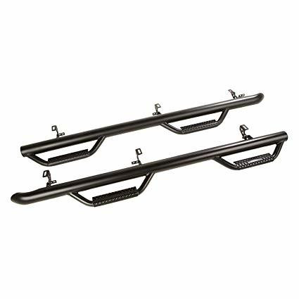Fits Spartan Nerf Bar Kit Tex Tured Black 18- Jeep JL