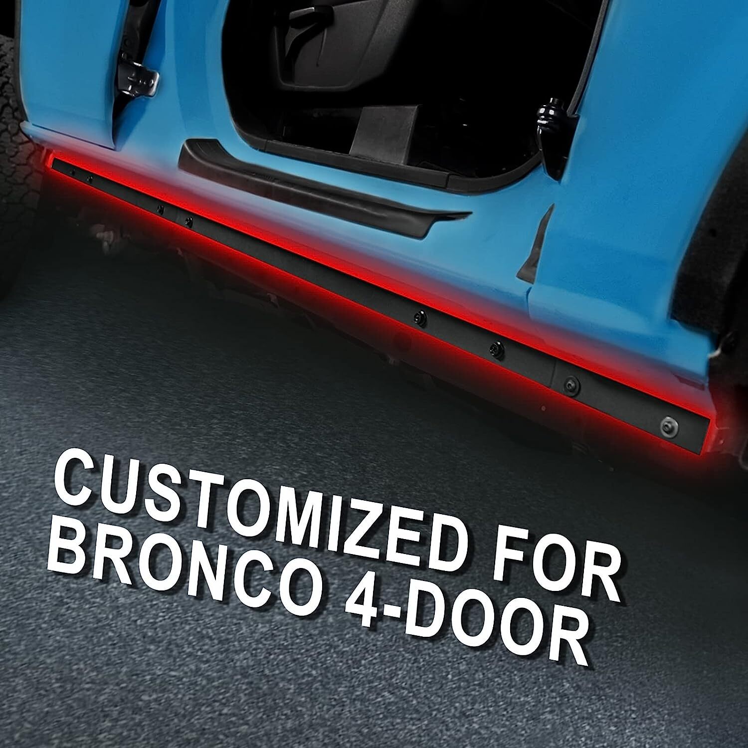 Pinch Weld Cover Fit for Ford Bronco 4-Door 2021-2023 Trail Armor Rocker Panels