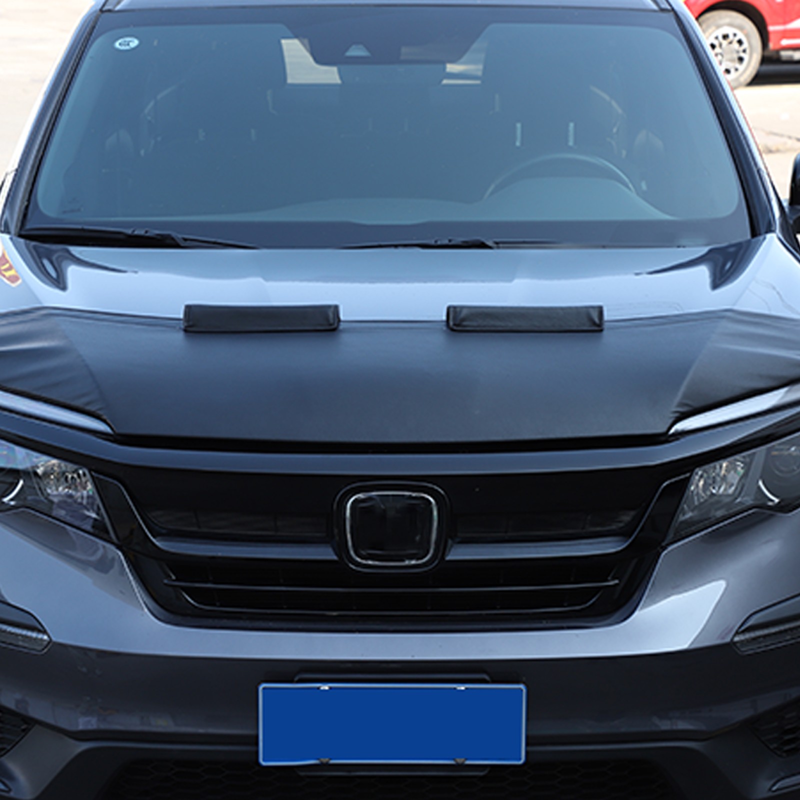 Front End Hood Stone Bra Guard Cover Protection Leather For Honda Pilot 2015-22