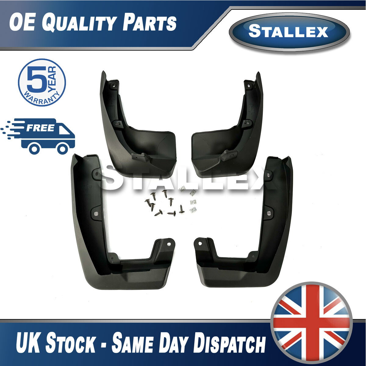 Tailored Mudflaps Front Rear For Honda CR-V 2017-2020 Stallex