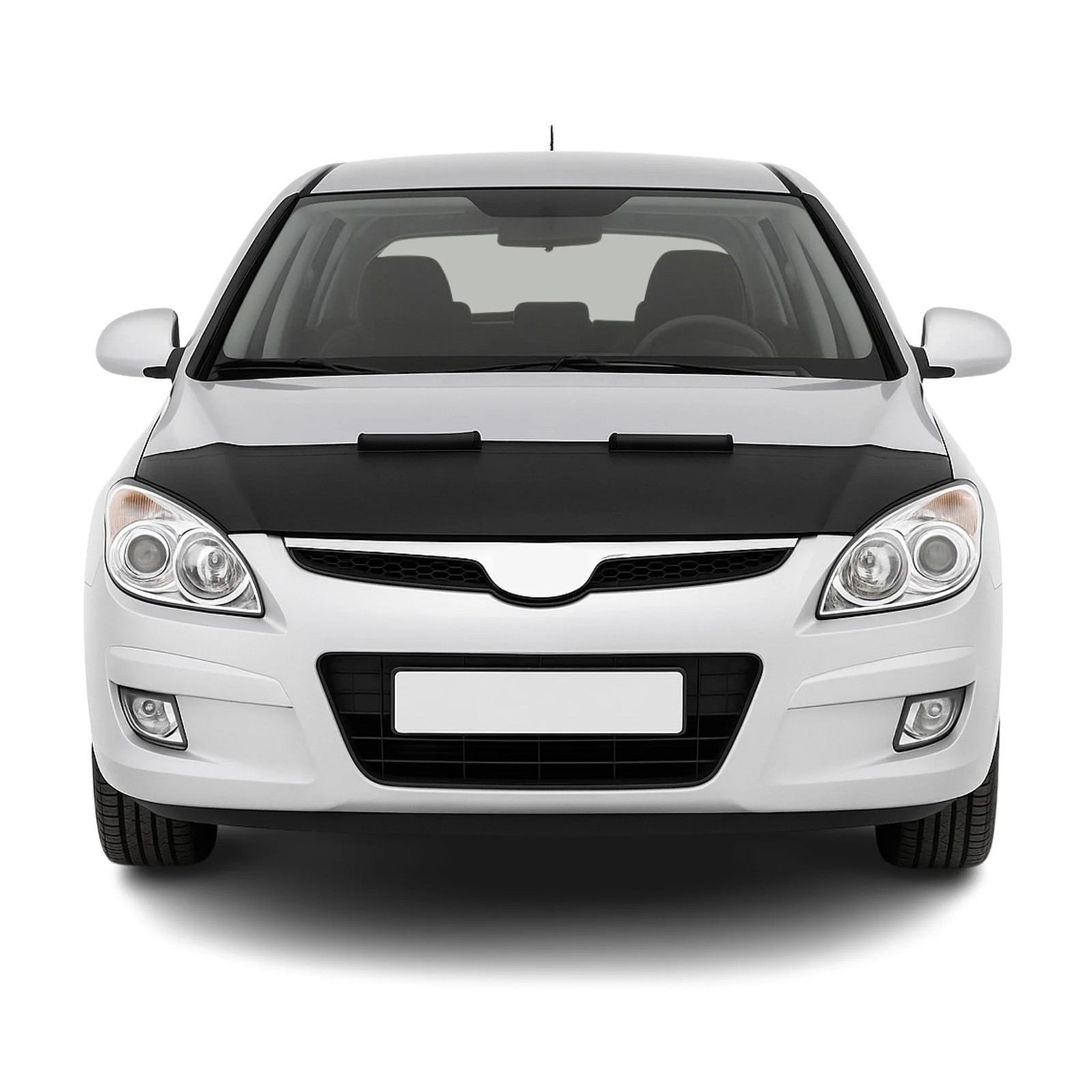 Car Bonnet Mask Hood Bra for Hyundai Elantra Touring 2009-2012 Black 1 Pc