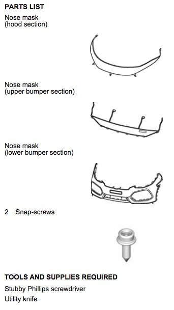 Genuine OEM Honda Civic Hatchback Full Nose Mask 2017 5dr Hatch Back TGG